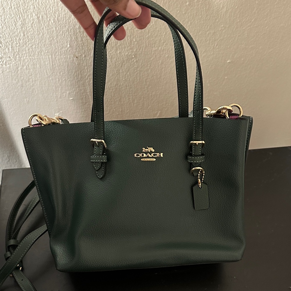 Coach Dark Green Mollie Tote